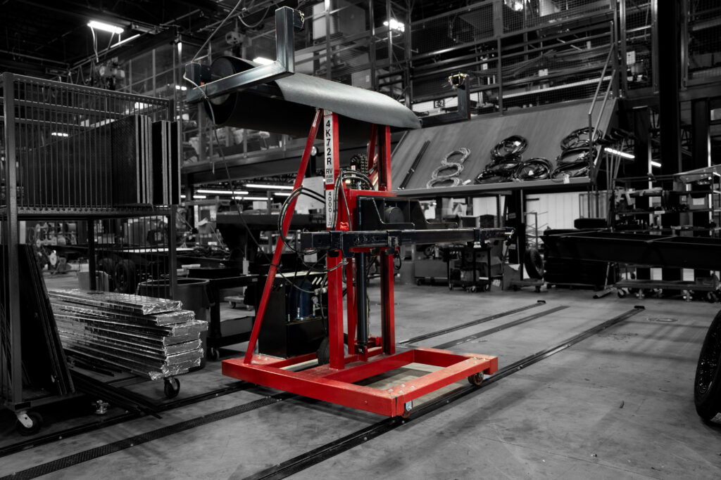 4 thousand pound capacity torque frame rotator in manufacturing setting 2