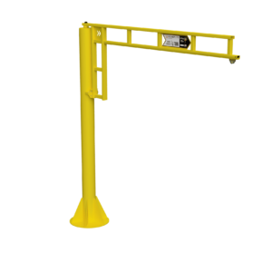 PWI hyperlite foundationless jib crane