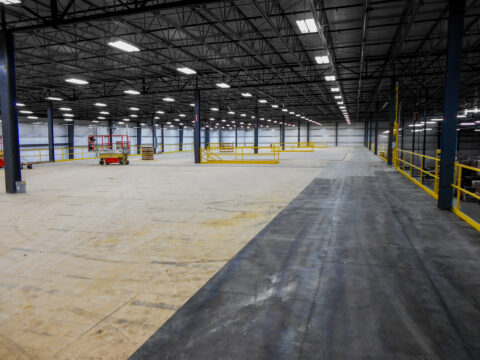 production mezzanine w beam in manufacturing setting 2