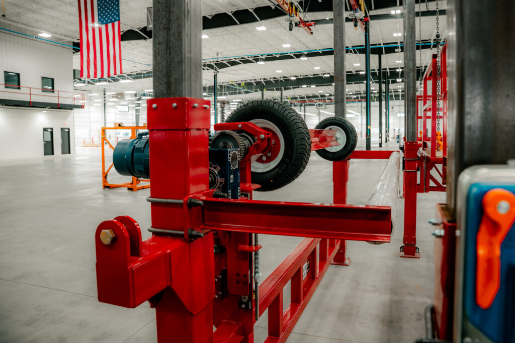 pwi coil control tires in manufacturing setting