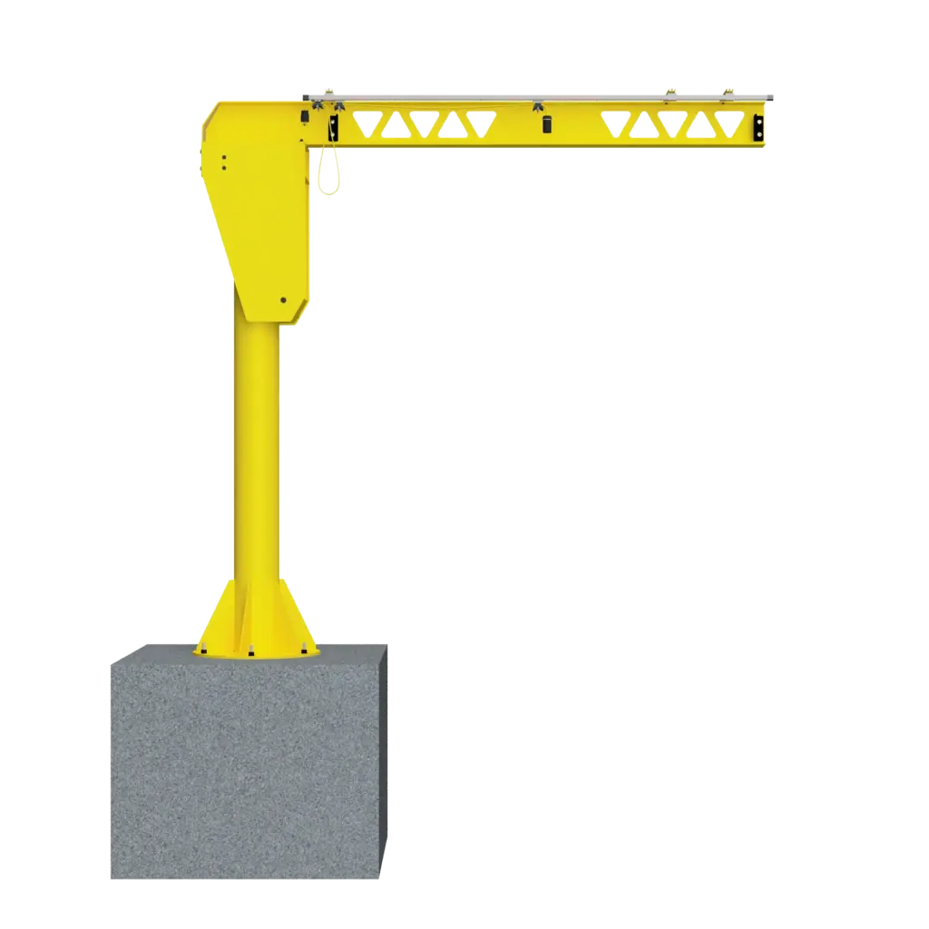 PWI UltraLite Freestanding Jib Crane