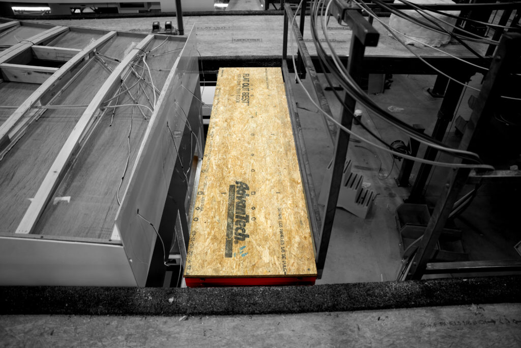 pwi work platform crosswalk in manufacturing setting