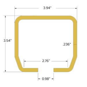 S400 Track Dimensions