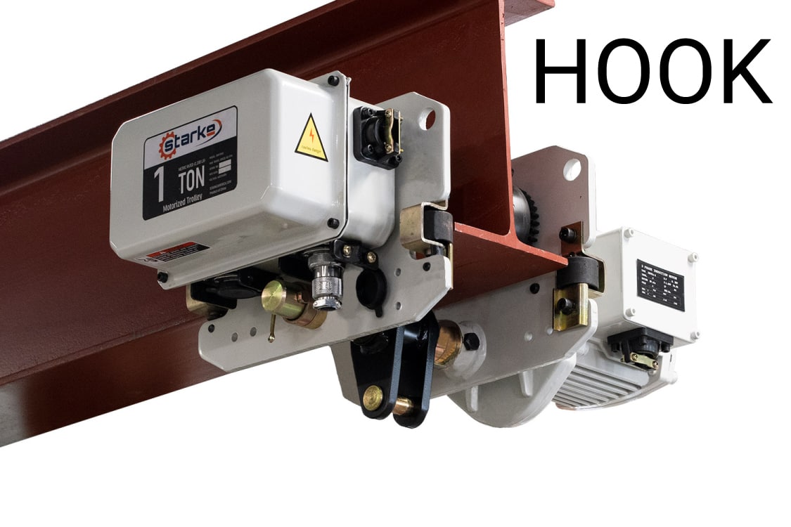 Starke Motorized Trolley Hook Text