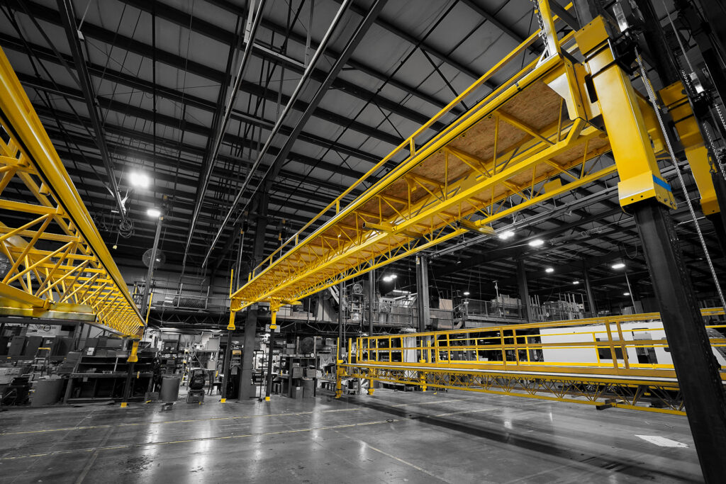 stationary work platforms cm lodestar hoist rv manufacturing setting 9