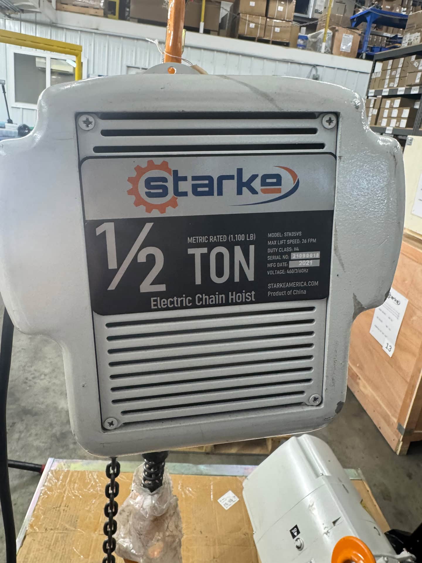 Starke STK-VS Hoist (Refurbished) - Image 3