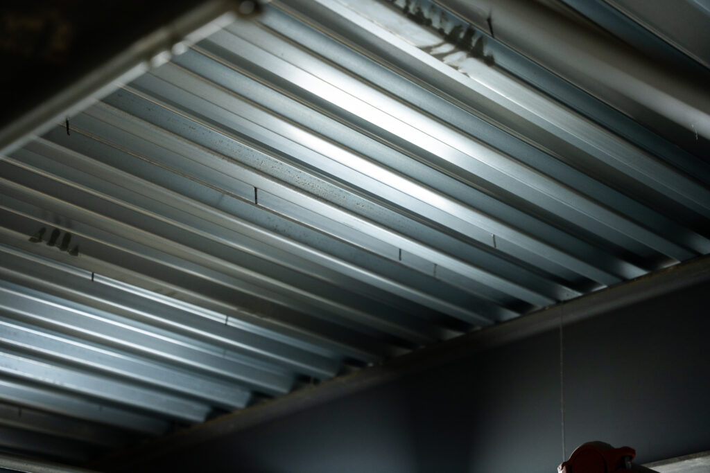 structural space mezzanine kit in manufacturing setting 2